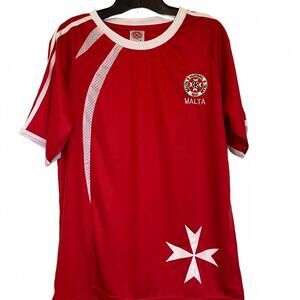 Red Malta Football Team 2012 Soccer Jersey